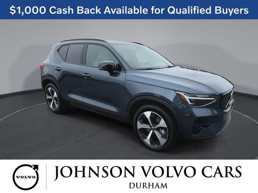 Denim Blue 2026 Volvo XC40 Plus, B5 AWD Gas (mild hybrid), Dark