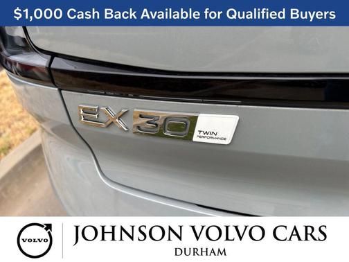 Vapour Grey Metallic 2025 Volvo EX30 Plus Twin Motor Performance, Fully electric