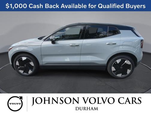 Vapour Grey Metallic 2025 Volvo EX30 Plus Twin Motor Performance, Fully electric