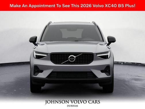 Aurora Silver 2026 Volvo XC40 Plus, B5 AWD Gas (mild hybrid), Dark