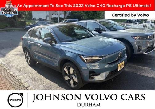 Fjord Blue Metallic 2023 Volvo C40 Recharge Pure Electric Twin Ultimate