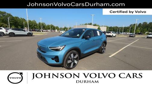 Fjord Blue Metallic 2023 Volvo C40 Recharge Pure Electric Twin Ultimate