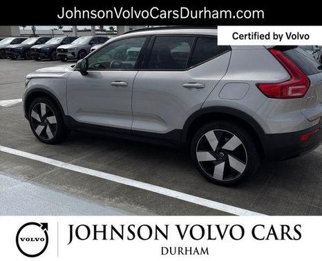 Silver Dawn Metallic 2023 Volvo XC40 Recharge Pure Electric Twin Ultimate