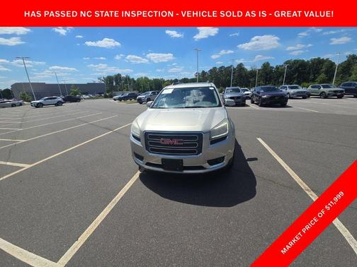 Sparkling Silver Metallic 2016 GMC Acadia SLT-1