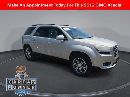 Sparkling Silver Metallic 2016 GMC Acadia SLT-1
