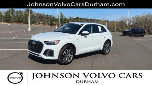 Glacier White 2022 Audi Q5 45 S line Prestige