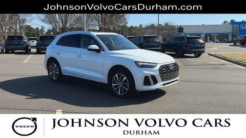 Glacier White 2022 Audi Q5 45 S line Prestige