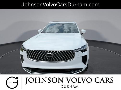 Crystal White Pearl 2026 Volvo XC90 Plus, B6 AWD Gas (mild hybrid), Gasoline, Bright, 7 Seats