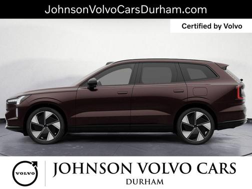 Mulberry Metallic 2025 Volvo EX90 Ultra, Twin Motor Performance, Fully electric, 6 Seats