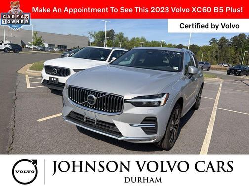 Silver Dawn Metallic 2023 Volvo XC60 B5 Plus Bright Theme