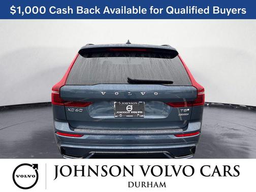 Denim Blue Metallic 2026 Volvo XC60 Plug-In Hybrid Ultra, T8 AWD Electric/Gasoline, Dark