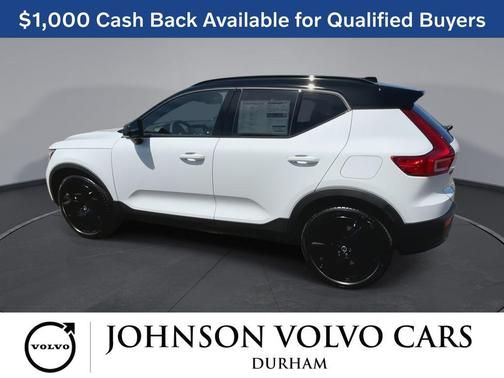 Crystal White 2026 Volvo EX40 Black Edition Ultra, Twin Motor, Fully electric