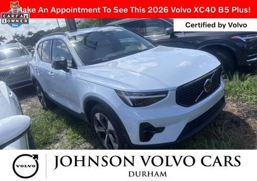 Cloud Blue 2026 Volvo XC40 Plus, B5 AWD Gas (mild hybrid), Dark