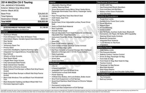 2014 Mazda CX-5 Touring