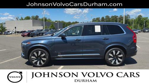 Denim Blue Metallic 2023 Volvo XC90 Recharge Plug-In Hybrid T8 Ultimate Bright Theme 7-Seater