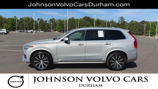 Silver Dawn Metallic 2024 Volvo XC90 B5 Core Bright Theme