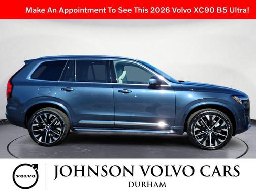 Denim Blue Metallic 2026 Volvo XC90 B5 Ultra 6-Seater