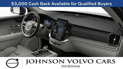 2026 Volvo XC90 Ultra, B6 AWD Gas (mild hybrid), Gasoline, Bright, 7 Seats