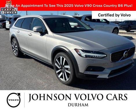 Silver Dawn Metallic 2025 Volvo V90 Cross Country Plus, B6 AWD Gas (mild hybrid)