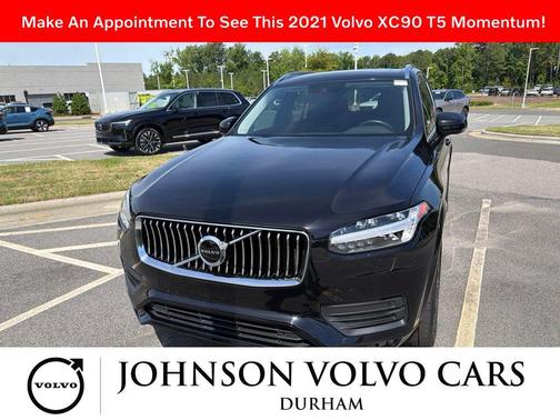Onyx Black Metallic 2021 Volvo XC90 T5 Momentum