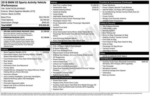 Black Sapphire Metallic 2018 BMW X5 eDrive xDrive40e