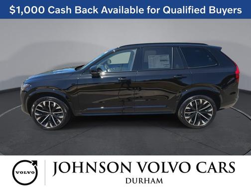 Onyx Black Metallic 2026 Volvo XC90 Ultra Dark Theme, B6 AWD Gas (mild hybrid), Gasoline, 6 Seats