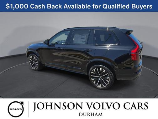 Onyx Black Metallic 2026 Volvo XC90 Ultra Dark Theme, B6 AWD Gas (mild hybrid), Gasoline, 6 Seats