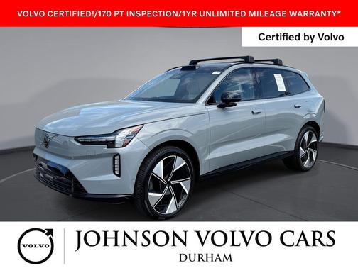 Vapour Grey Metallic 2025 Volvo EX90 Ultra, Twin Motor Performance, Fully electric, 7 Seats