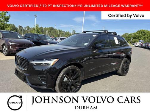 2025 Volvo XC60 Plug-In Hybrid Black Edition Ultra, T8 AWD Electric/Gasoline, Dark