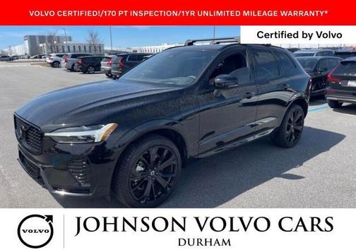 2025 Volvo XC60 Plug-In Hybrid Black Edition Ultra, T8 AWD Electric/Gasoline, Dark