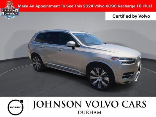 Bright Dusk Metallic 2024 Volvo XC90 Recharge Plug-In Hybrid T8 Plus Bright Theme 7-Seater