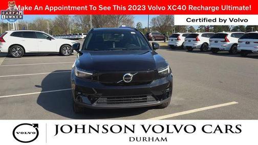 Onyx Black Metallic 2023 Volvo XC40 Recharge Pure Electric Twin Ultimate