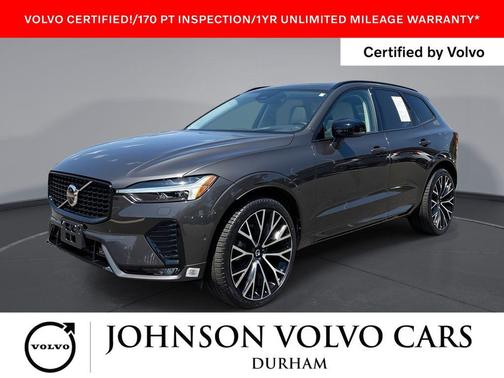 Platinum Grey Metallic 2023 Volvo XC60 B5 Ultimate Dark Theme