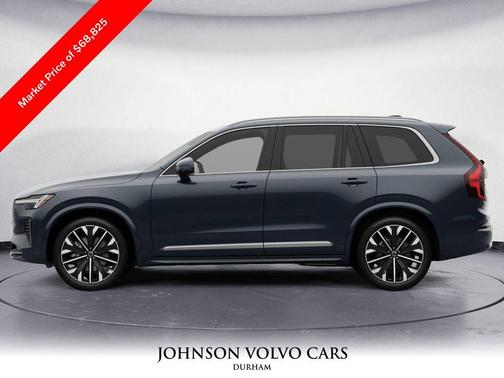Denim Blue Metallic 2026 Volvo XC90 Plus, B6 AWD Gas (mild hybrid), Gasoline, Bright, 7 Seats