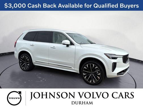 2026 Volvo XC90 Ultra, B6 AWD Gas (mild hybrid), Gasoline, Bright, 7 Seats