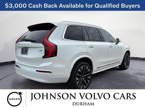 2026 Volvo XC90 Ultra, B6 AWD Gas (mild hybrid), Gasoline, Bright, 7 Seats
