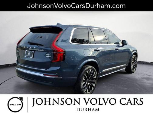 Denim Blue Metallic 2026 Volvo XC90 Plus, B6 AWD Gas (mild hybrid), Gasoline, Bright, 7 Seats