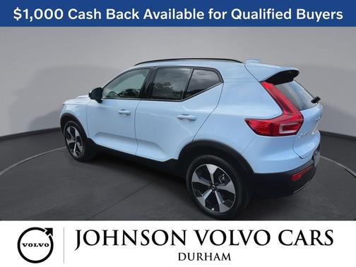 Cloud Blue 2026 Volvo XC40 Plus, B5 AWD Gas (mild hybrid), Dark