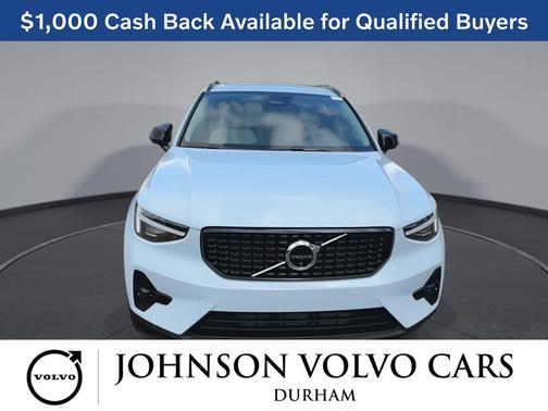 Cloud Blue 2026 Volvo XC40 Plus, B5 AWD Gas (mild hybrid), Dark