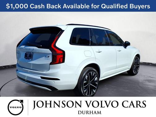 Crystal White Pearl 2026 Volvo XC90 Ultra Dark Theme, B6 AWD Gas (mild hybrid), Gasoline, 7 Seats
