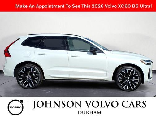Crystal White Metallic 2026 Volvo XC60 B5 Ultra