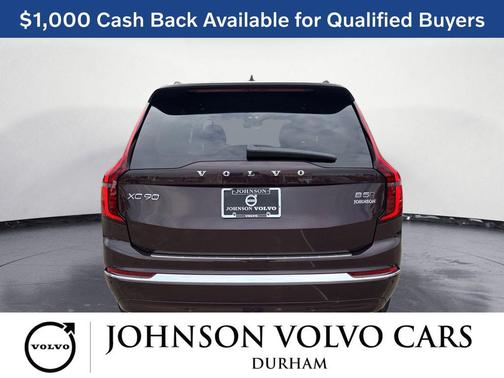 Mulberry Red Metallic 2026 Volvo XC90 Plus, B5 AWD Gas (mild hybrid), Gasoline, Bright, 7 Seats