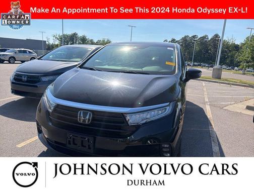 Crystal Black Pearl 2024 Honda Odyssey EX-L