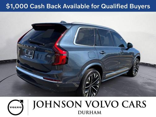 Denim Blue Metallic 2026 Volvo XC90 Ultra, B5 AWD Gas (mild hybrid), Gasoline, Bright, 6 Seats