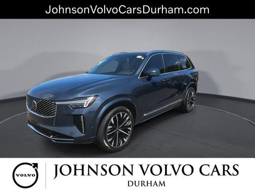 Denim Blue Metallic 2026 Volvo XC90 Plus, B6 AWD Gas (mild hybrid), Gasoline, Bright, 7 Seats