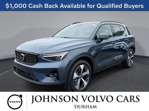 Denim Blue 2026 Volvo XC40 Plus, B5 AWD Gas (mild hybrid), Dark