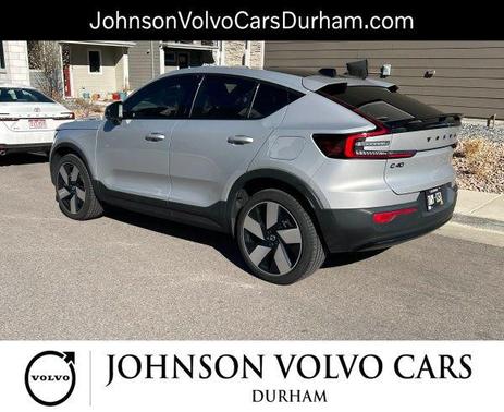 Silver Dawn Metallic 2023 Volvo C40 Recharge Pure Electric Twin Ultimate