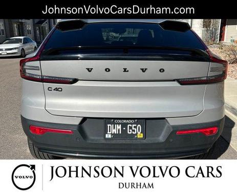 Silver Dawn Metallic 2023 Volvo C40 Recharge Pure Electric Twin Ultimate
