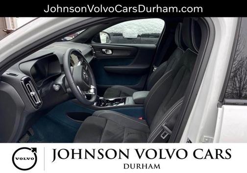 Crystal White Metallic 2023 Volvo C40 Recharge Pure Electric Twin Ultimate