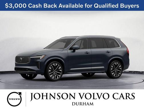 2026 Volvo XC90 Plus, B6 AWD Gas (mild hybrid), Gasoline, Bright, 6 Seats